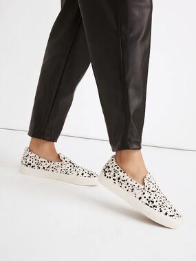 Madewell Slip On Sneakers in Calf Hair